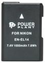 Акумулятор PowerPlant EN-EL14 для камер Nikon