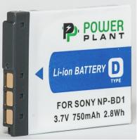 Акумулятор PowerPlant NP-BD1/NP-FD1 для камер Sony