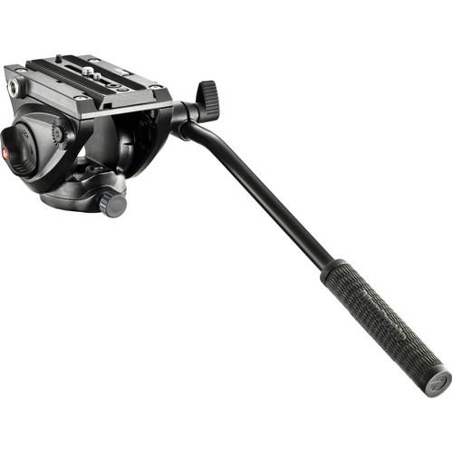 Штативная жидкостная видеоголова с плоской базой Manfrotto MVH500AH