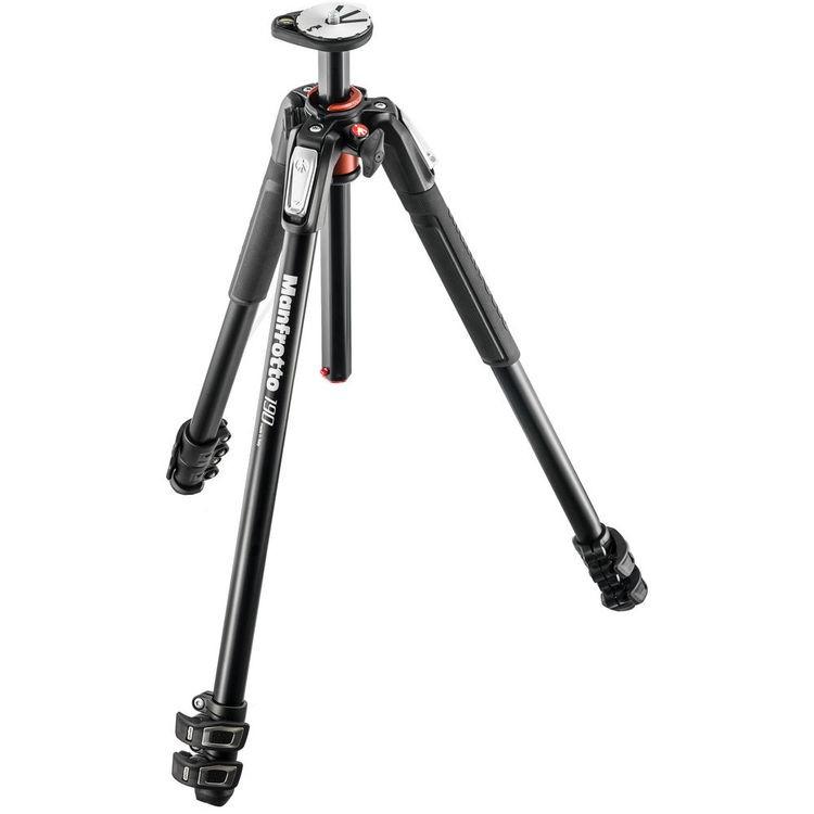 Алюминиевые штативные ноги Manfrotto MT190XPRO3 190 XPRO, 3 секции, наклонная колонна