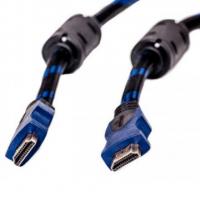 Кабель PowerPlant HDMI - HDMI, 15m, позолочені коннектори, 1.4V, Nylon, Double ferrites