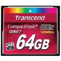 Карта пам'яті Transcend Premium CF 64Gb 800x UDMA7 R120MB/s W60MB/s