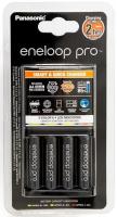 Зарядний пристрій Panasonic K-KJ55HCD40E Smart-Quick Charger + 4шт Eneloop Pro AA 2500mAh NI-MH