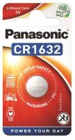 Батарейка літієва Panasonic CR1632, блістер, 1шт