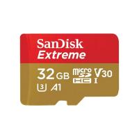 Карта пам'яті SanDisk Extreme microSDHC 32GB UHS-I U3 A1 V30 R120MB/s + SD-адаптер