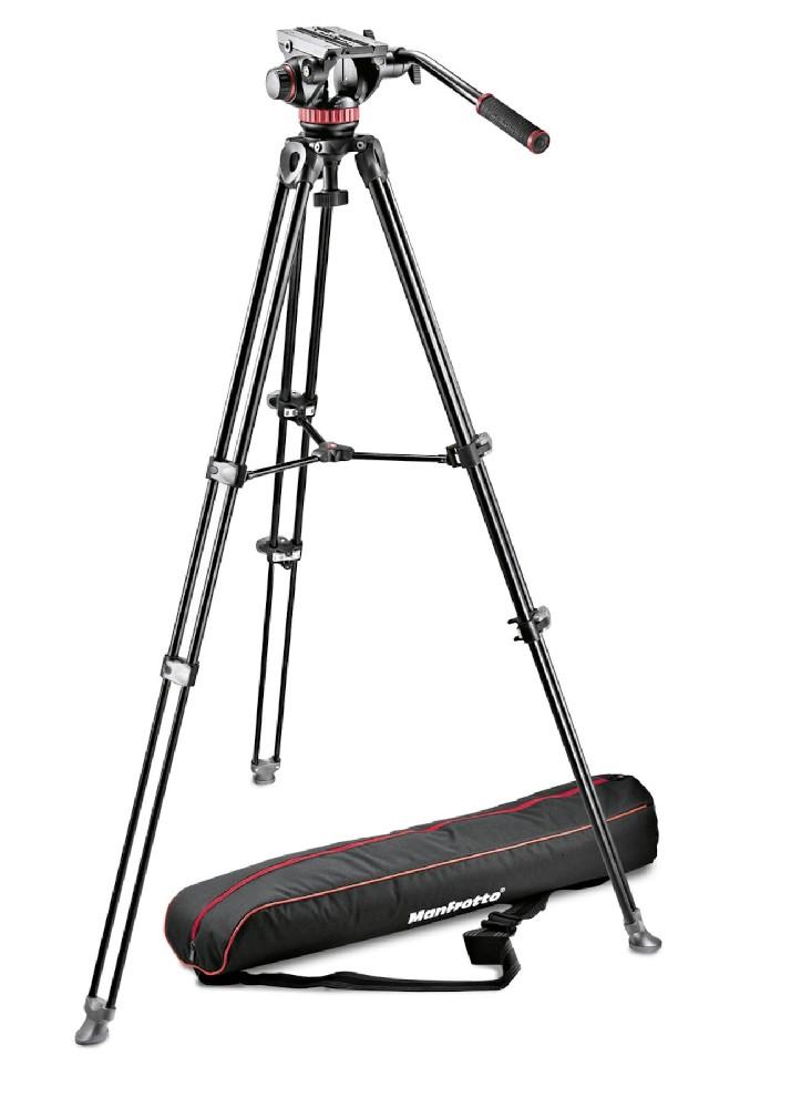 Профессиональный алюминиевый видеоштатив с головой Manfrotto MVK502AM-1, 3 секции