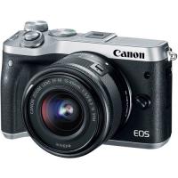 Фотоапарат Canon EOS M6 kit 15-45 IS STM silver