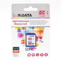 Карта пам'яті SDHC RiDATA 32GB UHS-I Class 10 R70Mb/s W10Mb/s