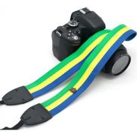 Ремінь для фотокамери Lynca LTW-12 - зелений-жовтий-синій