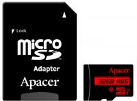 Карта пам'яті Apacer microSDHC 32GB UHS-I U1Class 10 R85Mb/s + SD адаптер