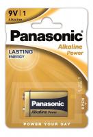 Батарейка Panasonic ALKALINE POWER 6LF22 (6LR61, MN1604, MX1604, Крона), 9V, блістер, 1шт