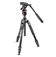 Алюмінієвий 4-секційний штатив із відеоголовою Manfrotto MVKBFRT-LIVE Befree Live