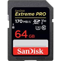 Карта пам'яті SDXC SanDisk 64GB Extreme Pro C10 UHS-I U3 R170/W90MB/s (SDSDXXY-064G-GN4IN)