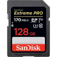 Карта пам'яті SDXC SanDisk 128GB Extreme Pro C10 UHS-I U3 R170/W90MB/s (SDSDXXY-128G-GN4IN)