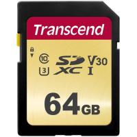 Карта пам'яті Transcend SDXC 64GB C10 UHS-I U3 V30 R95/W45 MB/s