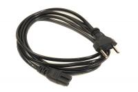 Мережевий кабель живлення PowerPlant AC EU 2pin, 1.8м