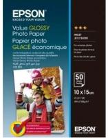 Фотопапір Epson 100mmx150mm Value Glossy Photo Paper 50 л.