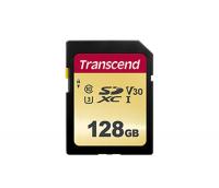 Карта пам'яті Transcend SDXC 128GB UHS-I C10 U3 V30 R95/W45MB/s (TS128GSDC500S)