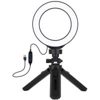 Кільцева USB LED лампа Puluz PKT3058B 4.7 