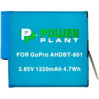 Акумулятор PowerPlant GoPro AHDBT-801 1220mAh (береться стверджувати)
