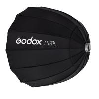 Софтбокс параболічний Godox P120L, 120см, Bowens, для студійних спалахів