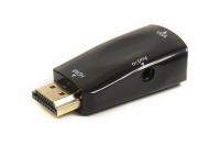 Перехідник PowerPlant HDMI - VGA + Audio з аудіо кабелем 0.5м