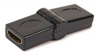 Перехідник PowerPlant HDMI AF - AF, 360 градусів
