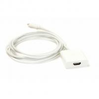 Відео кабель PowerPlant HDMI female - USB Type-C, 1.8м