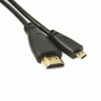 Відео кабель PowerPlant HDMI - micro HDMI, 2м, позолочені коннектори, 1.4V