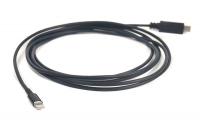 Кабель PowerPlant USB Type-C - Lightning, 2 м