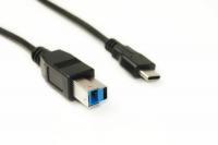 Кабель PowerPlant USB 3.0 Type-C - BM, 1.5м