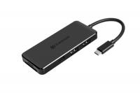 Хаб Transcend USB Type-C HUB 6 ports microSD / SD Black
