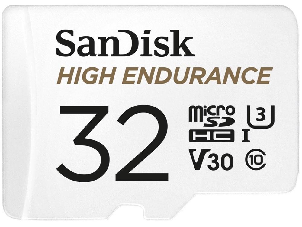 Карта памяти SanDisk 32GB microSDHC C10 UHS-I U3 V30 R100/W40MB/s High Endurance