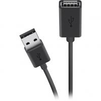 Кабель Belkin USB-A - USB-AF, (AM / AF) Extension cable 4.8m, black