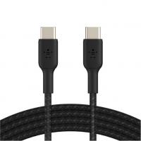Кабель Belkin USB-C - USB-C, BRAIDED, 1m, black