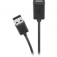 Кабель Belkin USB-A - USB-AF, (AM / AF) Extension cable 3m, black