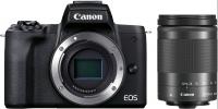 Фотокамера бездзеркальна Canon EOS M50 Mark II kit 18-150 black