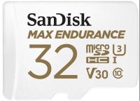 Карта пам'яті microSDHC SanDisk 32GB C10 UHS-I U3 V30 R100 / W40MB / s Max Endurance