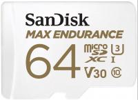 Карта пам'яті microSDXC SanDisk 64GB C10 UHS-I U3 V30 R100 / W40MB / s Max Endurance