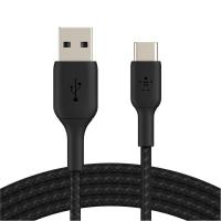 Кабель Belkin USB-A - USB-C, BRAIDED, 2m, black