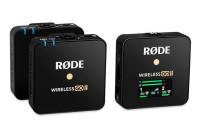 Бездротова 2-канальна мікрофонна радіосистема Rode Wireless Go II - 1 приймач, 2 передавачі, чорна (WIGOII)