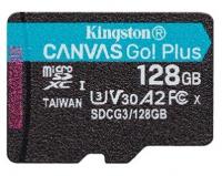 Карта пам'яті microSDXC Kingston 128GB C10 UHS-I U3 A2 R170/W90MB/s Canvas Go Plus