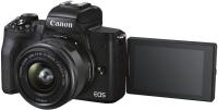 Фотокамера бездзеркальна Canon EOS M50 Mark II + 15-45 IS STM Lifestream Kit Black