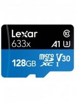 Карта пам'яті microSDXC Lexar 128GB High-Performance 633x UHS-I, up to 100MB/s read 45MB/s write C10 A1 V30 U3
