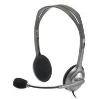 Головні дротові навушники накладні з вбудованим мікрофоном LOGITECH Corded Stereo Headset H110 - EMEA