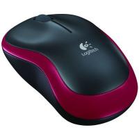 Маніпулятор миша бездротова LOGITECH Wireless Mouse M185 RED
