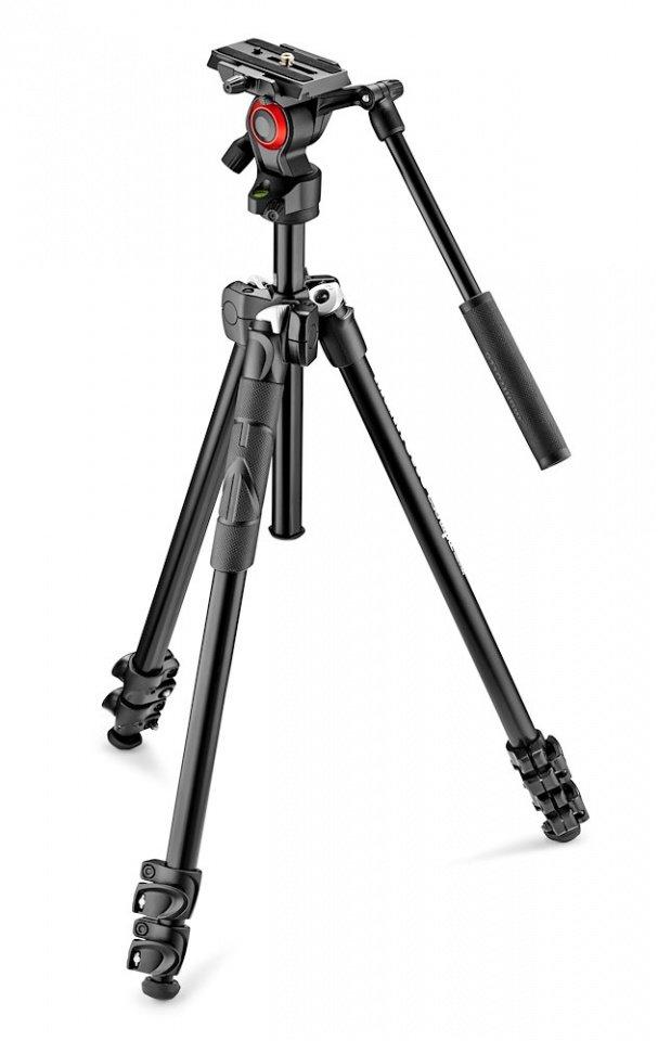 Алюминиевый штатив Manfrotto MK290LTA3-V 290 Light с жидкостной видеоголовой BefreeLive