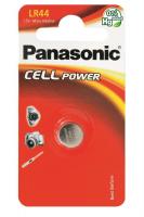 Батарейка Panasonic LR44(A76, AG13, G13A, PX76, GP76A, RW82) блістер, 1 шт