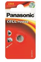 Батарейка Panasonic LR44(A76, AG13, G13A, PX76, GP76A, RW82) блістер, 1 шт