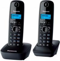 Радіотелефон DECT Panasonic KX-TG1612UAH Black Grey